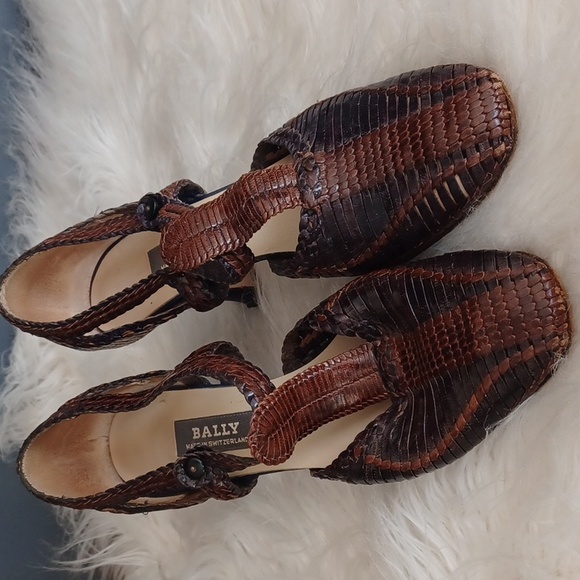 Vintage  Bally leather  shoes - Picture 15 of 16